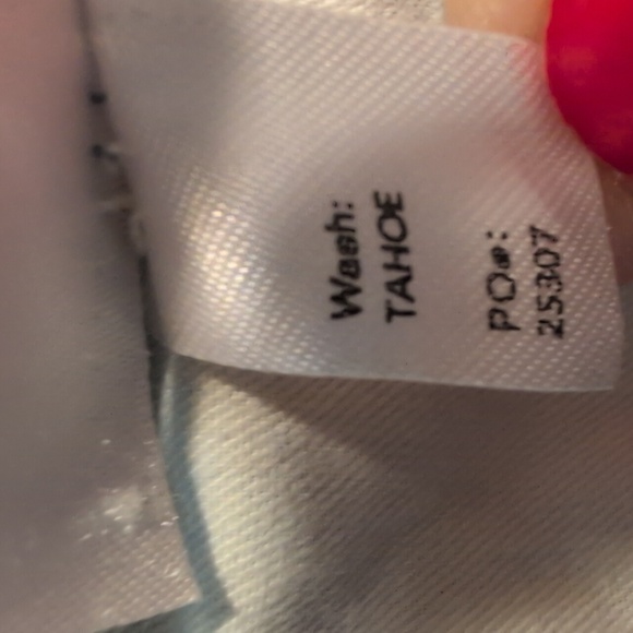 REFORMATION Cynthia Patch High Rise Straight Leg‎ Jeans Tahoe Wash Size 29 - Picture 13 of 13